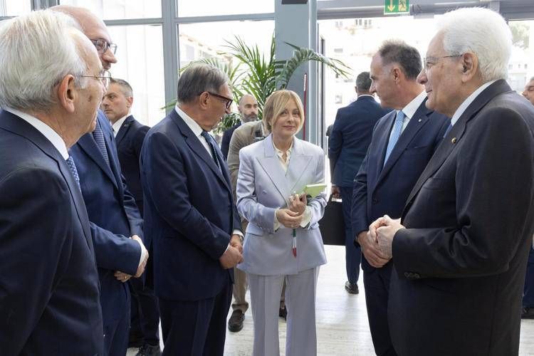 Meloni alla Nuvola dell'Eur per l'assemblea Confindustria - Fotogramma /Ipa
