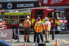L'incendio a Londra - (Afp)