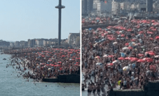 La spiaggia di Brighton - Video di TikTok