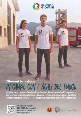 "Giovani in azione: in campo con i Vigili del Fuoco", aperte le iscrizioni ai campi per ragazze e ragazzi fra i 15 e i 17 anni