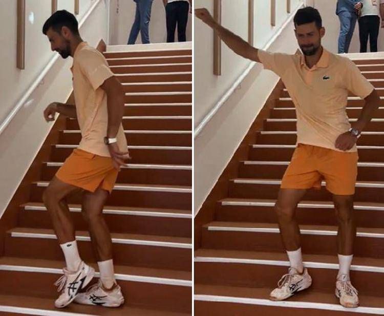Djokovic come Michael Jackson al Roland Garros, moonwalk dopo la vittoria - Video