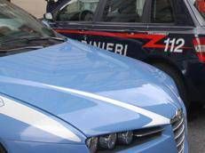 Auto di polizia e carabinieri - Fotogramma