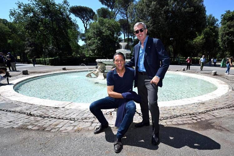 l'ad di Sport e Salute Diego Nepi Molineris e il presidente della Fise Marco Di Paola - Foto Mezzelani GMT - Sport e Salute