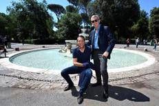 l'ad di Sport e Salute Diego Nepi Molineris e il presidente della Fise Marco Di Paola - Foto Mezzelani GMT - Sport e Salute
