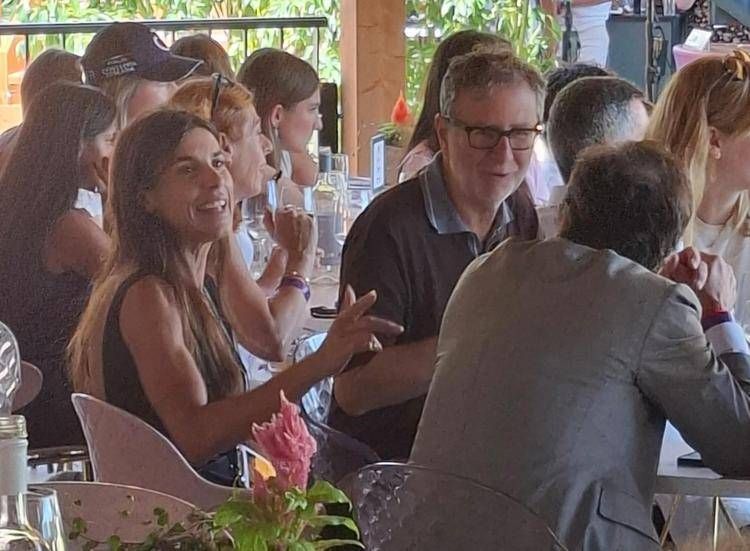 Elisabetta Canalis e Fabio Fazio - uff stampa