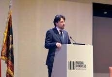 Alberto Stefani alla presentazione di Venexus - (Foto Ufficio stampa)