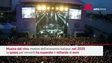 Musica dal vivo motore per l'economia italiana: spesi oltre 1 miliardo di euro nel 2025