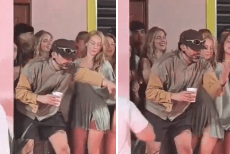 Chiara Ferragni sul palco con Bad Bunny - TikTok
