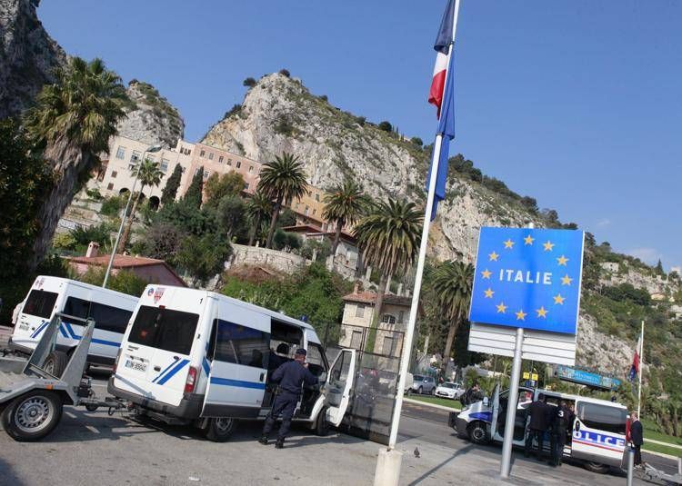 La frontiera franco-italiana a Ventimiglia (Imperia) - Fotogramma/Ipa