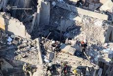 Attacco russo su Kiev - (afp)