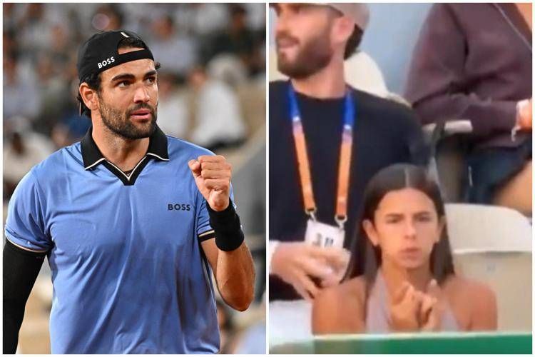 Matteo Berrettini e il gesto dall'angolo di Cerundolo - Ipa/Fotogramma e X