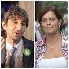 Nella foto Giovanni Donzelli e Ilaria Salis - Ipa