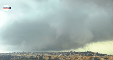 Tromba d'aria a Roma - Meteo Lazio - Instagram