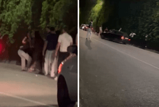 Auto su giovani - Video da Facebook