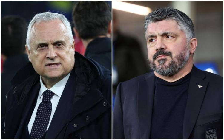 Claudio Lotito e Gennaro Gattuso - Ipa