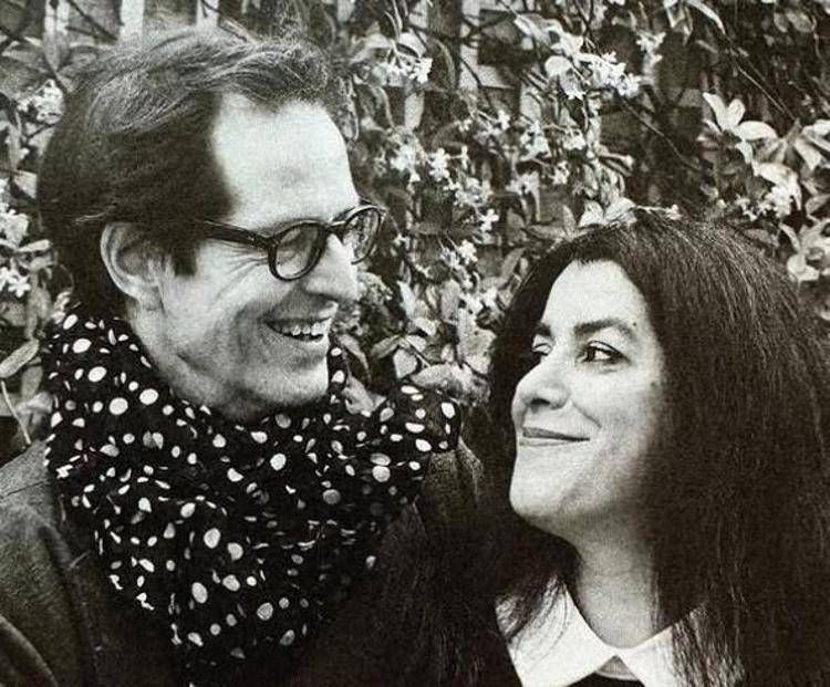 Marjane Satrapi e il marito Mattias Ripa - Instagram