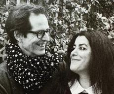 Marjane Satrapi e il marito Mattias Ripa - Instagram