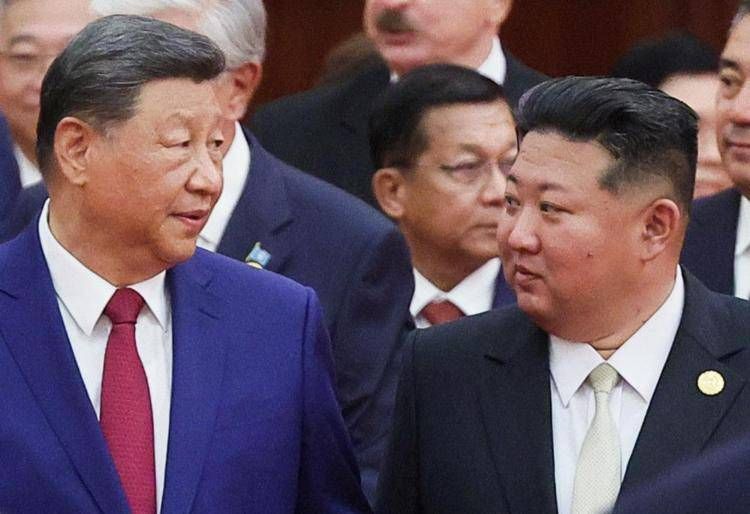 Xi Jinping e Kim Jong-un - IPA