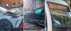 Incidente a Trastevere - Foto Adnkronos