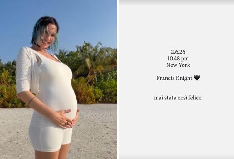 Rose Villain su Instagram dal video d'annuncio della gravidanza e la Storia con il nome del piccolo