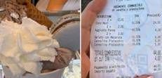 Il gelato e lo scontrino - (foto da Facebook)