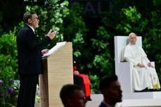 L'attore Antonio Banderas e Papa Leone XIV  - Afp