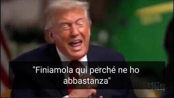 Trump sbotta e abbandona intervista: 