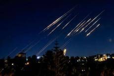 Missili iraniani su Israele, repertorio - Afp