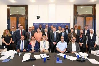 La delegazione in visita - (Foto ufficio stampa)