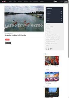 China: Milan hosts a dragon boat race to celebrate the Duanwu Festival and strengthen Italian-Chinese ties.