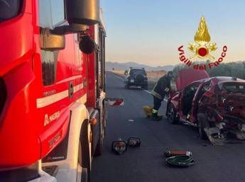 L'incidente - (Foto vigili del fuoco)