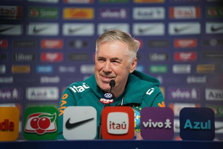 Il ct del Brasile Carlo Ancelotti - Ipa