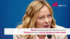 Meloni a Confcommercio: 