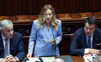 Giorgia Meloni alla Camera - (Ipa)