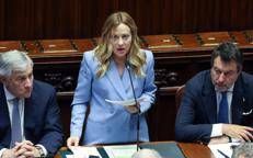 Giorgia Meloni alla Camera - (Ipa)