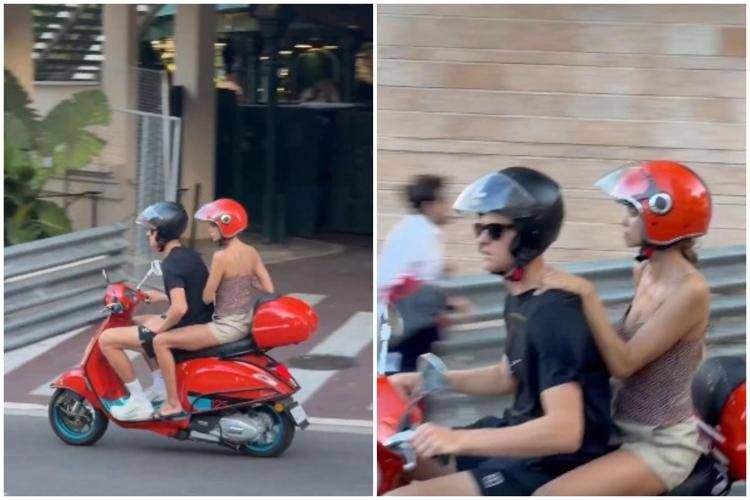 Sinner e Laila Hasanovic in vespa - X