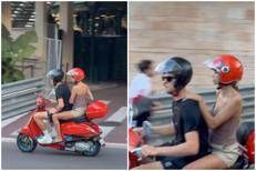 Sinner e Laila Hasanovic in vespa - X