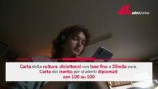 Carta della cultura giovani e Carta del merito, ultimi giorni per richiederle