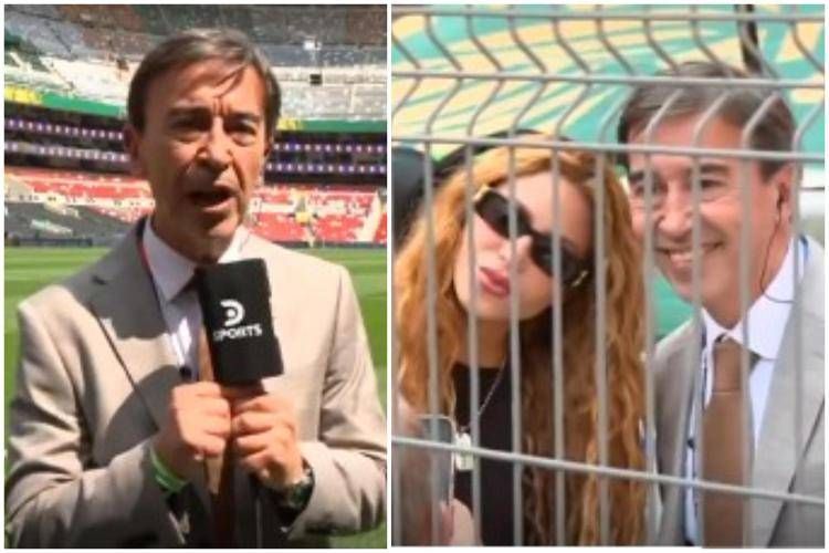Il giornalista e Shakira