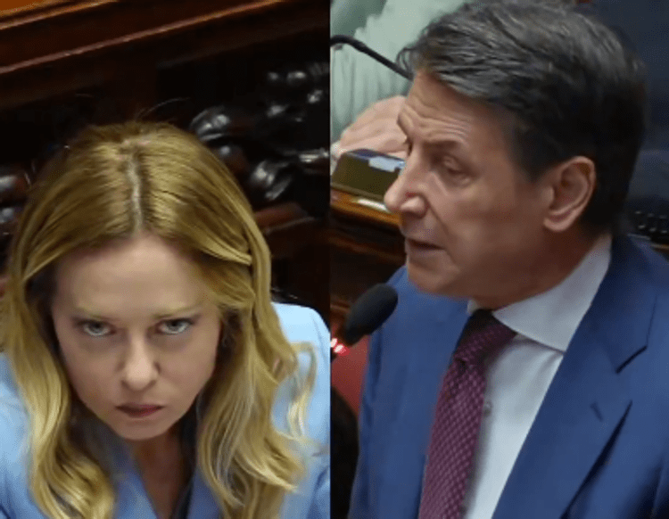 Meloni e Conte - (Fermo immagine)