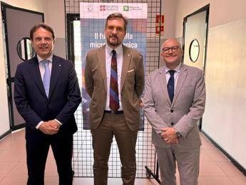 Guido Guidesi, Andrea Tronzano, Alessio Piana - Foto ufficio stampa