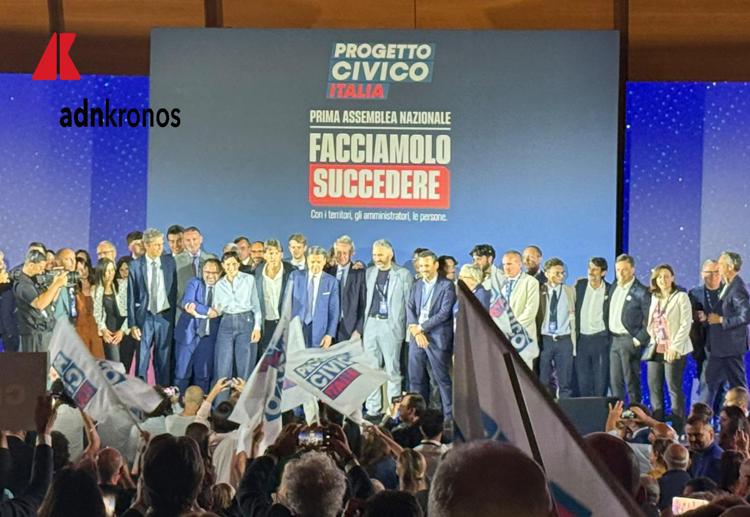 Prima assemblea di Progetto Civico Italia - Foto Adnkronos