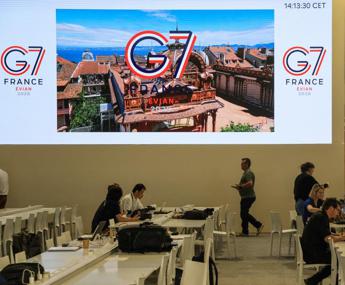 Evian, preparativi per il G7 - (Afp)