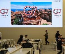 Evian, preparativi per il G7 - (Afp)