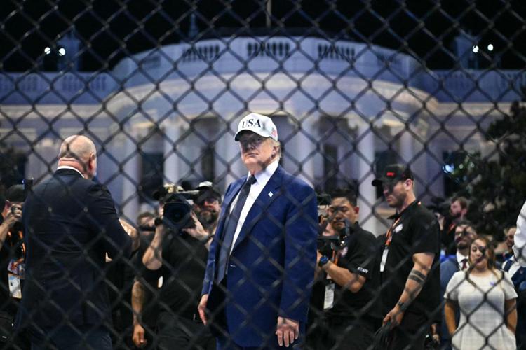 Donald Trump e il ring alla Casa Bianca - Afp
