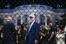 Donald Trump e il ring alla Casa Bianca - Afp
