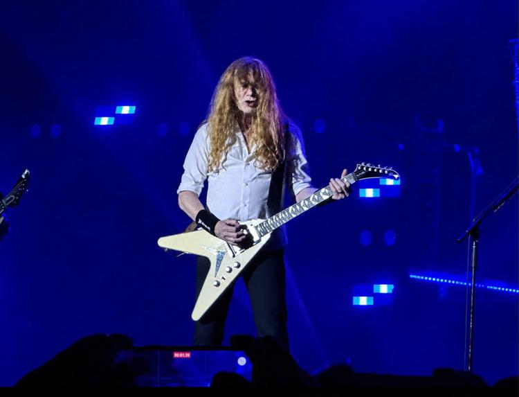 Dave Mustaine sul palco del Ferrara Summer Festival  - AdnKronos