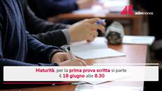 Maturità, prima prova scritta il 18 giugno