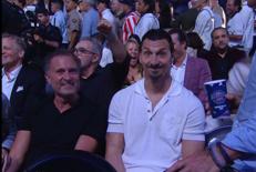 Ibrahimovic e Cardinale - frame Dazn