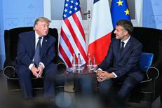 Trump e Macron  - Afp